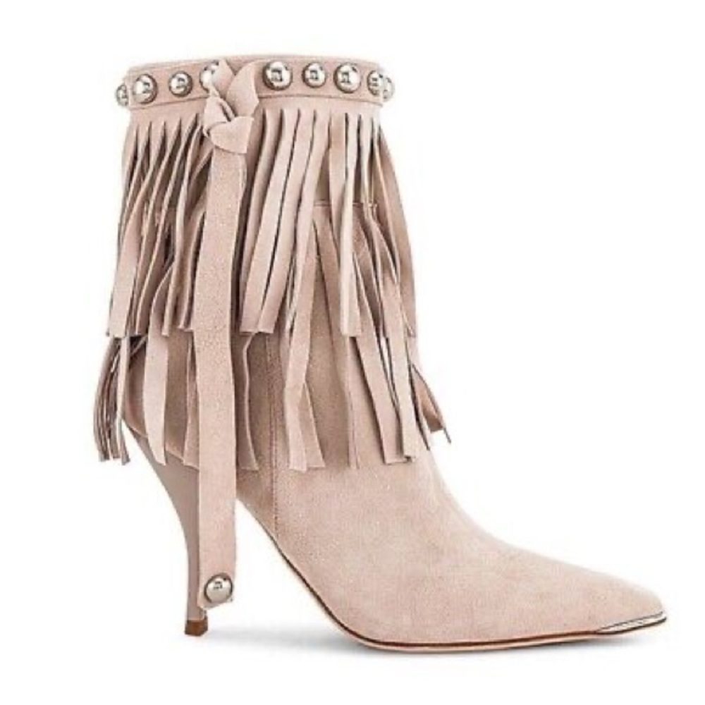 Jeffrey Campbell fringe booties